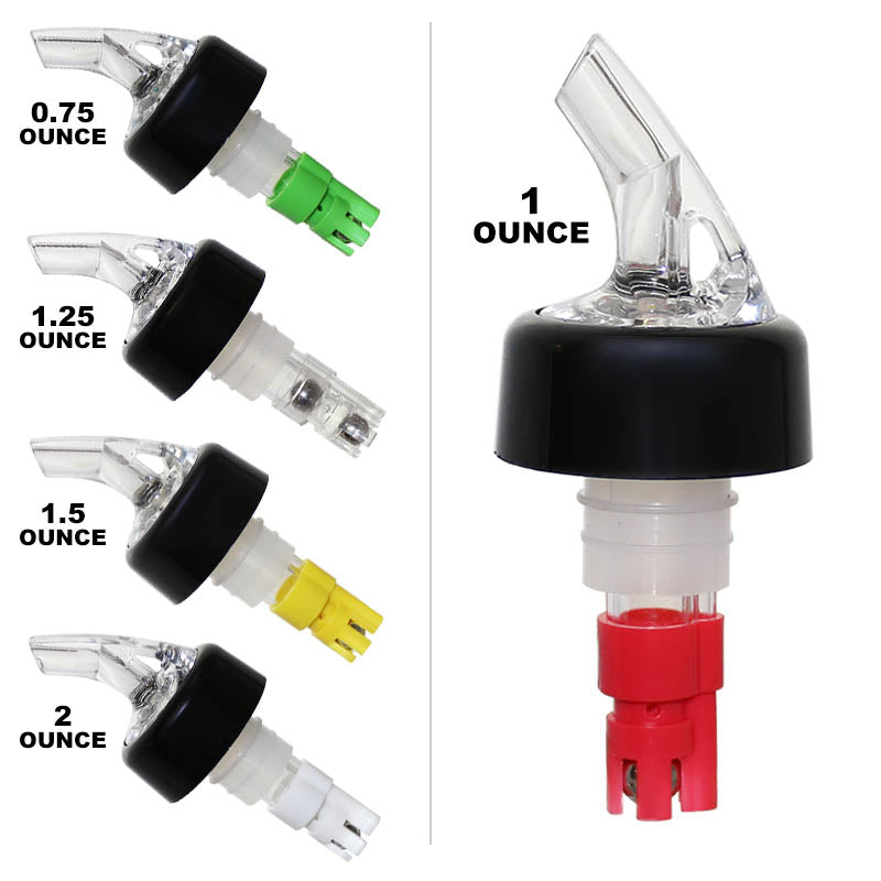 Measured Liquor Pourers (2 Ball) - 12 Pack